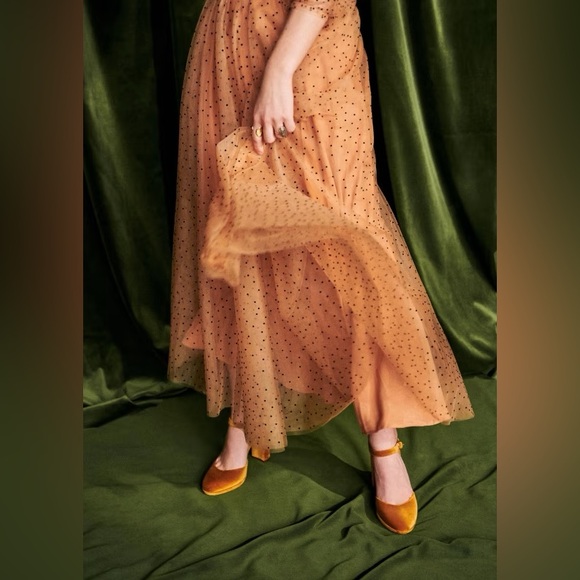 Sezane Masha Tulle Skirt Rose Beige Size US 6 / FR 38 - Picture 2 of 10